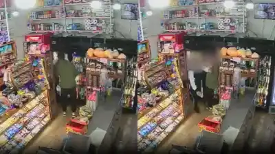 Escapó de un acosador en un kiosco de La Plata y todo quedó filmado