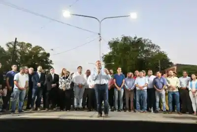 Jaldo anunció completar la obra en la Ruta Provincial 329