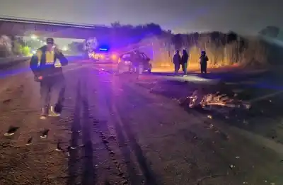 Choque en Famaillá: la moto quedó destruida y el conductor no sobrevivió