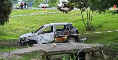 Bella Vista: Encuentran el cuerpo de un hombre calcinado dentro de un automóvil