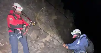 La noche que cuatro jóvenes pasaron perdidos en el Cerro Arco: el rescate que duró más de 8 horas