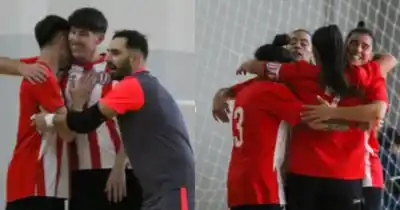 Doble hazaña en Paraná: las selecciones rosarinas de futsal se metieron en el Nacional