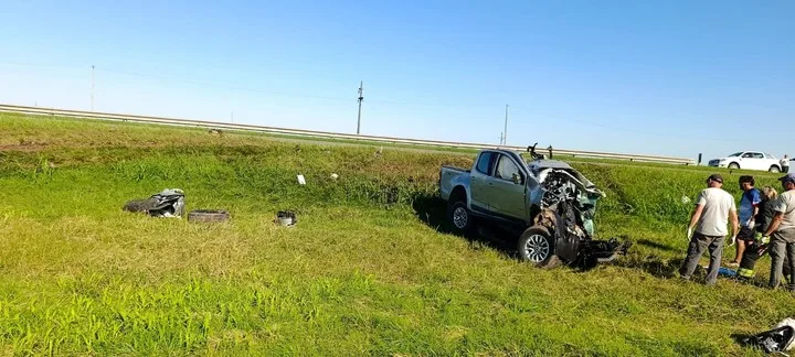 Murieron cuatro integrantes de una familia en un choque en la ruta 34, en Santa Fe.