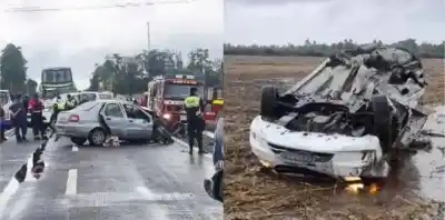 Fatal Choque Frontal en la Ruta 9