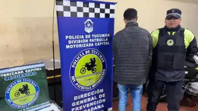 Amenazó con una tumbera a una mujer en la zona sur y la Policía lo atrapó en minutos