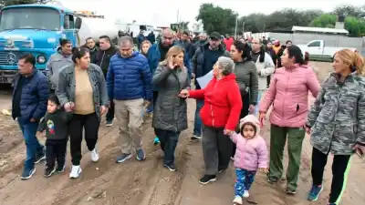 Qué encontraron en el barrio Independencia cuando llegó la intendente Fuentes con su equipo