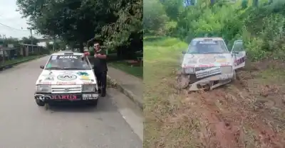 Accidente en el Rally de Lules: Piloto pide más precaución a los espectadores