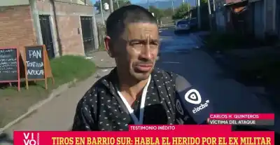 Lo enfrentó para defender a una mujer y terminó con un balazo en el brazo: el cuidacoches rompió el silencio