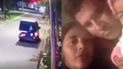 Esperaban el semáforo en moto y un patrullero los atropelló: dos muertos y una nena grave