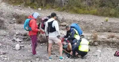 Entrenamiento en el Cerro Arco terminó en rescate aéreo: lo que sufrió el deportista
