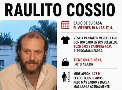 La angustiante búsqueda de Raulito Cossio: desapareció el viernes y su familia no tiene noticias