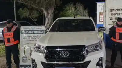 El detalle que delató a una camioneta con pedido de secuestro en un control fronterizo
