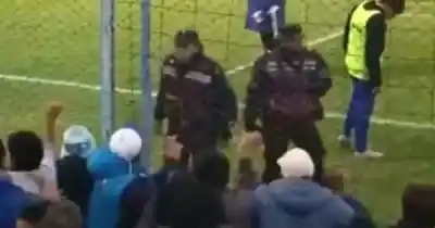 Un sargento salteño escupió a hinchas de Gimnasia de Jujuy y ahora la Justicia lo imputó