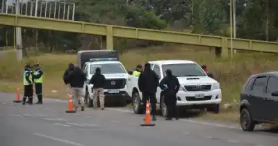 Choque en la ruta 66 y la 1: el tránsito estuvo cortado casi una hora