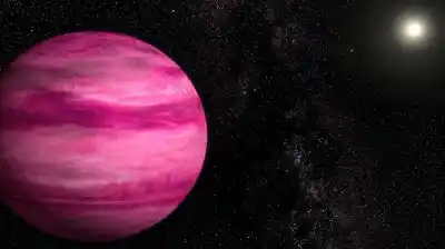 La NASA encontró un gemelo de Júpiter… pero es rosa, frío y con nubes de sal