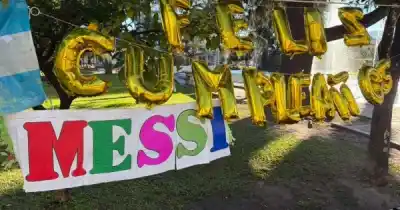 El emotivo festejo que le prepararon a Messi en pleno centro de Jujuy
