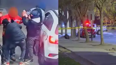 El escalofriante video del robo previo a la banda que arrastró y mató a un nene argentino de 12 años en Chile