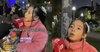 La historia de la nena que vende galletas en la calle para salvar a su sobrino