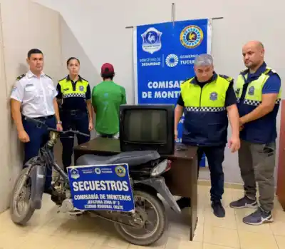 Retienen una Motocicleta en control preventivo en Monteros