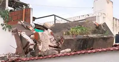 Nuevos desprendimientos en la panadería de zona sur: ahora una vivienda vecina sufrió graves daños