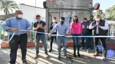 Inauguraron cajeros automáticos en Sargento Moya, Capitán Cáceres y Acheral