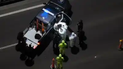 Persecución a tiros en la 9 de Julio: un motochorro cayó y murió atropellado