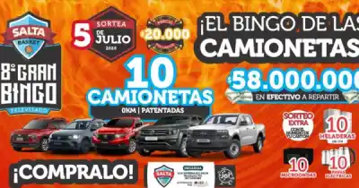 ¿Te imaginás ganar una camioneta 0 km? El bingo de Salta Basket vuelve con premios millonarios