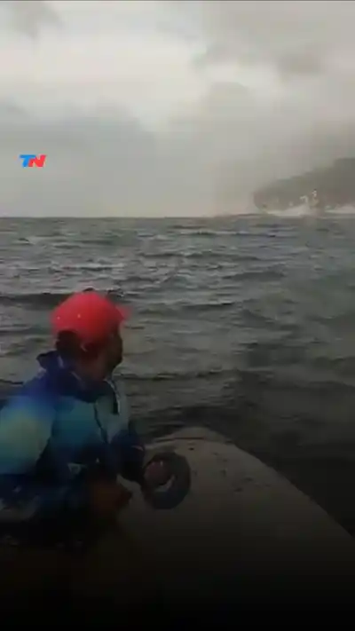 Pescaron un sismo: el momento exacto en que la tierra tembló bajo sus pies en alta mar