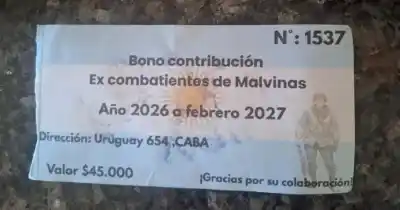 Alerta en Santa Fe: venden falsos bonos de excombatientes de Malvinas y piden $45 mil