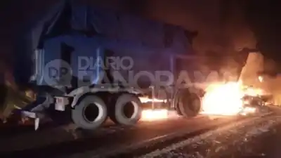 Dos camioneros murieron calcinados en un choque frontal en la Ruta 34: lo que se sabe hasta ahora