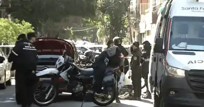 Un hombre de 70 años murió tras descompensarse en un incidente vial con un ciclista en el centro de Rosario