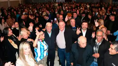 ¿Se viene otro mandato? El peronismo de Frías se movilizó en masa para apoyar la reelección de Humberto Salim