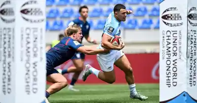 Debut soñado de Los Pumitas en Georgia: goleada récord y un rosarino en la fiesta