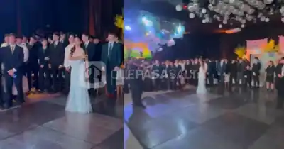 En pleno partido de Argentina, una salteña vivió sus 15 como nunca: el video que emocionó a todos