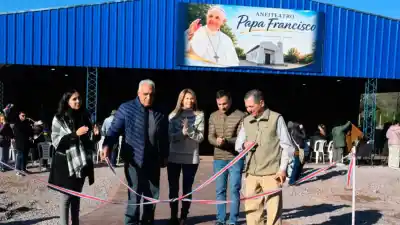 Fieles de todo el país llegaron a Villa Silípica para la inauguración del Anfiteatro Papa Francisco