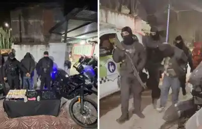 Lo vieron moverse rápido en Villa 9 de Julio y lo que tenía en la mochila no dejó dudas