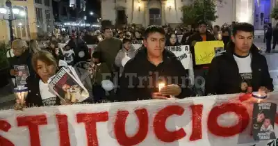 Marcharon por Thiago y el dolor se volvió reclamo: “Voy a ir todos los días a la Secretaría de la Niñez”