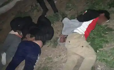 Así cayeron los tres delincuentes que intentaron robar una moto y agredieron a la policía en Monterrico