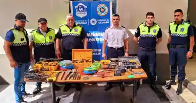 Recuperación de elementos robados en Monteros: “Piñata” y “Moto”, los sospechosos