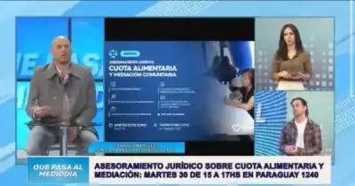 Vecinos de Salta Capital podrán recibir asesoramiento jurídico gratuito sobre cuota alimentaria