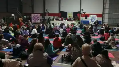 Gongs, cuencos y 500 vecinos: así se vivió la nueva edición de Tandil Medita