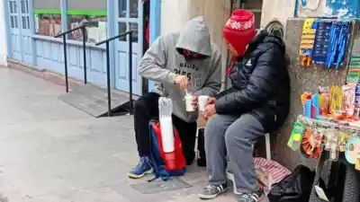 Apareció un Spiderman en pleno centro y lo que hizo conmueve a todos