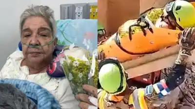 Tras 4 días bajo los escombros, una mujer de 69 años pidió esto al ser rescatada