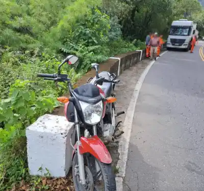 Accidente en la Ruta Provincial 307: Un motociclista herido
