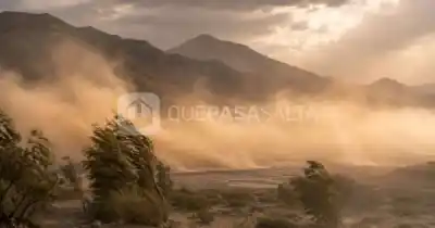 Alerta amarilla por viento en Salta: las zonas más afectadas este martes