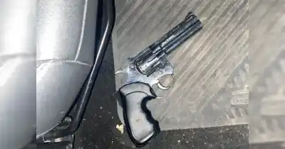 El hijo del presidente de Central detenido: encontraron un revólver dentro del auto
