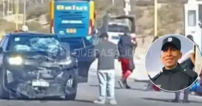 Dolor en Jujuy: confirmaron dónde despedirán al policía que murió tras el choque en la Ruta 9