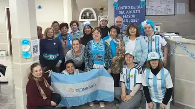 Así se vivió la jornada mundialista en el Centro de Día San José de Tucumán