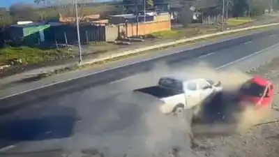 Chocó a más de 60 km/h en la Ruta 38: imputan por dos muertes al conductor que no pudo frenar