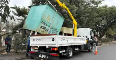 Ocupaban la vereda sin permiso: el municipio les puso fin y recuperó dos espacios